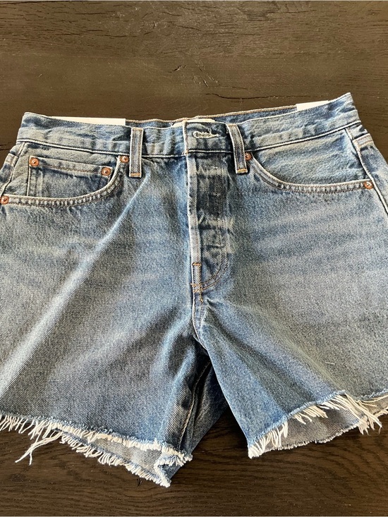 Agolde Pants - Agolde Parker Long Short - loose fit vintage short